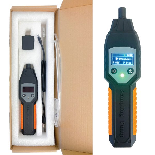 The SP-100 Portable Gas Sampling Pump is not a gas detector sensor or gas leak testing equipment